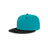 Decky Youth 6 Panel High Profile Structured Acrylic/Polyester Snapback | Decky 7011 Teal/Black OSFM