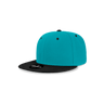 Decky Youth 6 Panel High Profile Structured Acrylic/Polyester Snapback | Decky 7011 Teal/Black OSFM