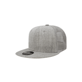 Decky Youth 6 Panel High Profile Structured Cotton Trucker | Decky 5010 Heather Grey Standard
