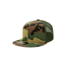 Decky Youth 6 Panel High Profile Structured Cotton Trucker | Decky 5010 Woodland Standard