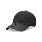 Decky Youth 6 Panel Low Profile Relaxed Cotton Cap | Decky 7005 Black OSFM Hats
