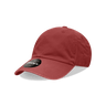 Decky Youth 6 Panel Low Profile Relaxed Cotton Cap | Decky 7005 Cardinal OSFM Hats