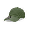 Decky Youth 6 Panel Low Profile Relaxed Cotton Cap | Decky 7005 Olive OSFM Hats