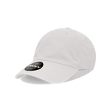 Decky Youth 6 Panel Low Profile Relaxed Cotton Cap | Decky 7005 White OSFM Hats