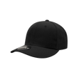 Decky Youth 6 Panel Mid Profile Structured Acrylic/Polyester Cap | Decky 7001 Black OSFM Hats