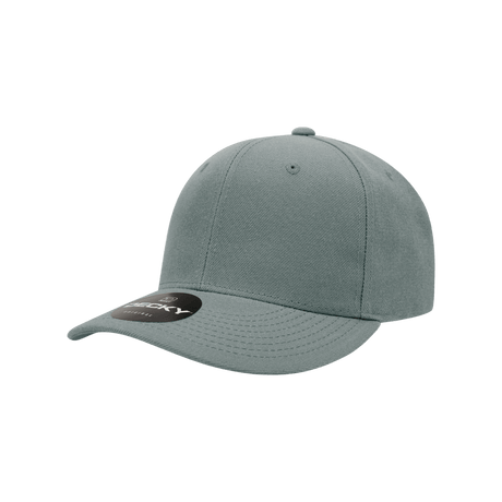 Decky Youth 6 Panel Mid Profile Structured Acrylic/Polyester Cap | Decky 7001 Charcoal OSFM Hats