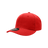 Decky Youth 6 Panel Mid Profile Structured Acrylic/Polyester Cap | Decky 7001 Red OSFM Hats