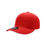 Decky Youth 6 Panel Mid Profile Structured Acrylic/Polyester Cap | Decky 7001 Red OSFM Hats