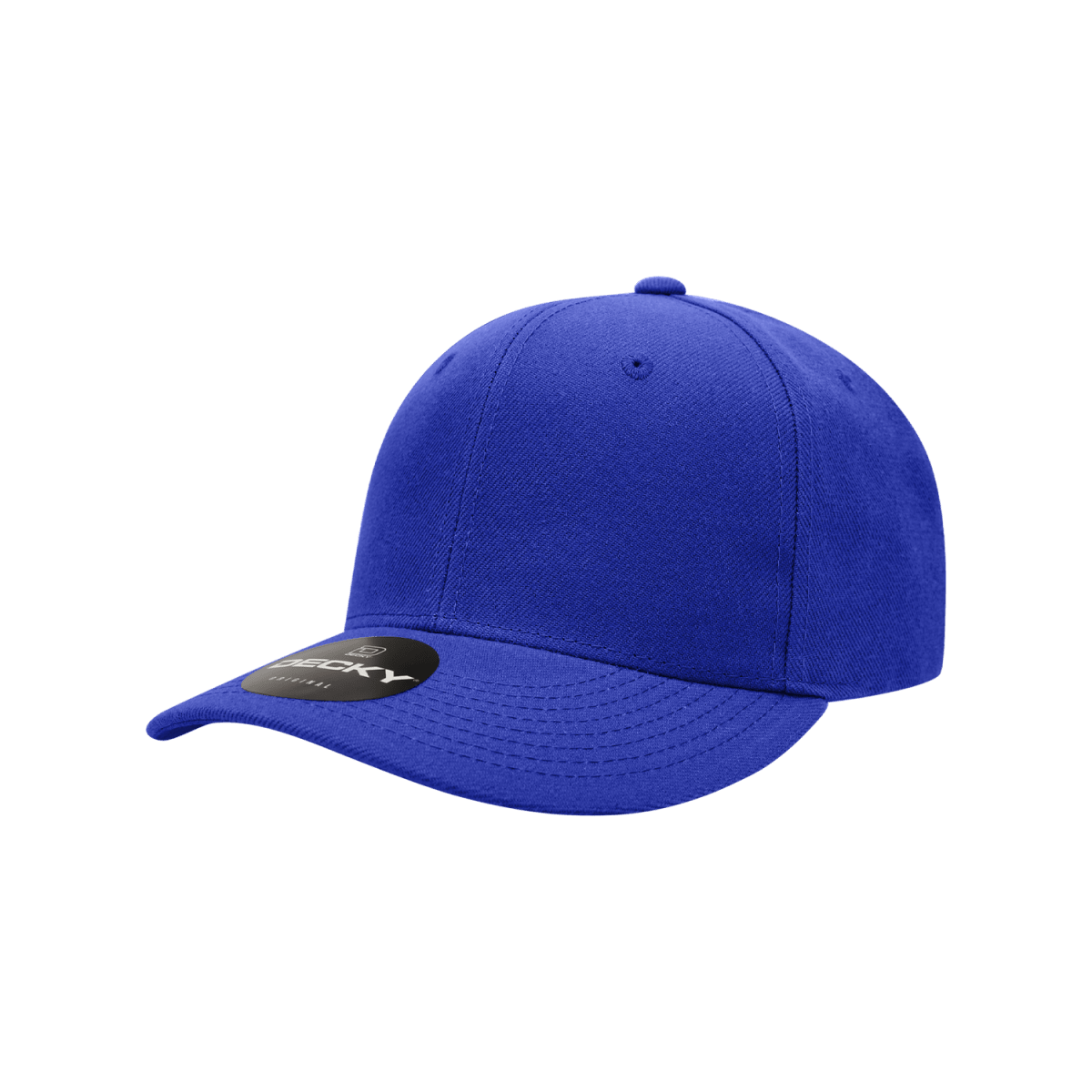 Decky Youth 6 Panel Mid Profile Structured Acrylic/Polyester Cap | Decky 7001 Royal OSFM Hats