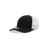 Decky Youth 6 Panel Mid Profile Structured Cotton Trucker | Decky 5019 Black/White Standard