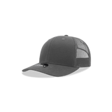 Decky Youth 6 Panel Mid Profile Structured Cotton Trucker | Decky 5019 Charcoal Standard