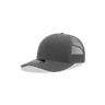 Decky Youth 6 Panel Mid Profile Structured Cotton Trucker | Decky 5019 Charcoal Standard