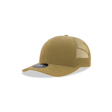 Decky Youth 6 Panel Mid Profile Structured Cotton Trucker | Decky 5019 Khaki Standard
