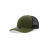 Decky Youth 6 Panel Mid Profile Structured Cotton Trucker | Decky 5019 Loden/Black Standard