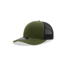 Decky Youth 6 Panel Mid Profile Structured Cotton Trucker | Decky 5019 Loden/Black Standard