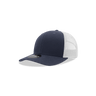 Decky Youth 6 Panel Mid Profile Structured Cotton Trucker | Decky 5019 Navy/White Standard