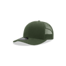 Decky Youth 6 Panel Mid Profile Structured Cotton Trucker | Decky 5019 Olive Standard