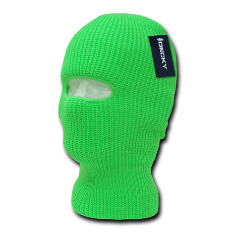 Decky Youth Neon Mask (1 Hole) | Decky 9051 Green OSFM
