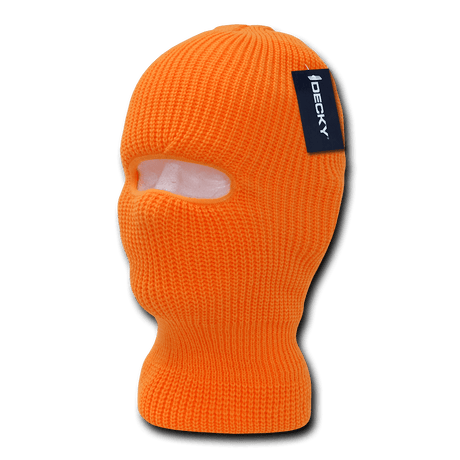 Decky Youth Neon Mask (1 Hole) | Decky 9051 Orange OSFM