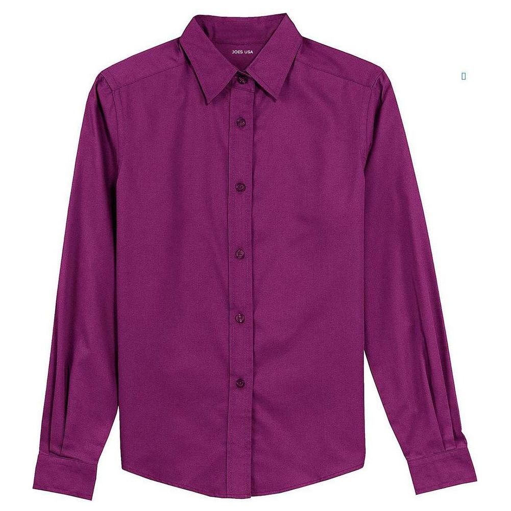 Ladies Long Sleeve Easy Care Shirt Joe's USA