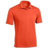 Mens Moisture Wicking Micropique Golf Polos - Deep Orange DRI-EQUIP Deep Orange Small