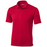 Men's Tall Micropique Polo Polos/Knits DRI-EQUIP Deep Red Large Tall
