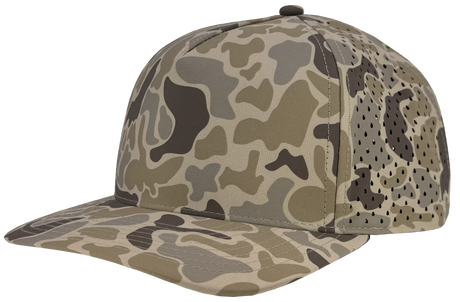 Zapped Headwear BLACKHAWK 5-Panel Snapback Hat | Wholesale Performance Caps