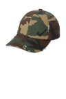 District ® Distressed Cap. DT600 - District DT600 Military Camo OSFA Caps