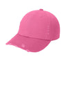 District ® Distressed Cap. DT600 - District DT600 True Pink OSFA Caps