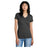 District DM1170L Ladies Perfect Weight V - Neck Tee Charcoal Women's V - Neck T-Shirts
