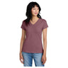 District DM1170L Ladies Perfect Weight V - Neck Tee Orchid Haze Women's V - Neck T-Shirts
