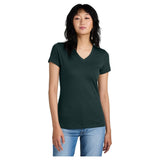 District DM1170L Ladies Perfect Weight V - Neck Tee Rainforest Women's V - Neck T-Shirts