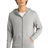 District DT565 Medal Full - Zip Hoodie | Wholesale Blank Fleece Light Grey XS Zip Hoodies