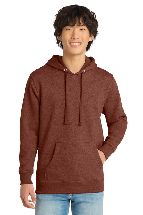 District DT6100 VIT Fleece Hoodie Wholesale | Joe’s USA Heathered Purple XS Sweatshirts/Fleece