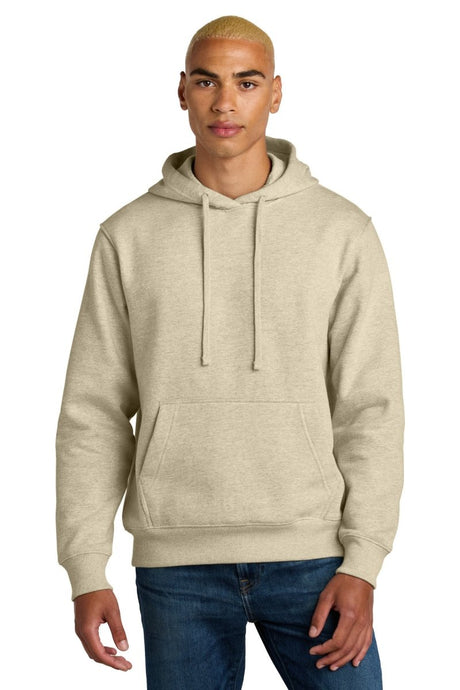 District DT6600 Super Heavyweight Fleece Hoodie Oatmeal Heather XS Sweatshirts/Fleece