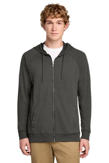 District ® Featherweight French Terry ™ Full - Zip Hoodie DT573 - District DT573 Washed Coal XS Zip Hoodies