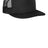 District ® Flat Bill Snapback Trucker Cap. DT624 - District DT624 Black OSFA Trucker Caps
