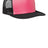 District ® Flat Bill Snapback Trucker Cap. DT624 - District DT624 Neon Pink OSFA Trucker Caps
