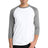District ® Perfect Tri ® 3/4 - Sleeve Raglan. DM136 - District DM136 Grey Frost/ White XS Raglan T-Shirts