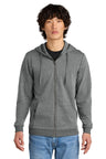 District ® Perfect Tri ® Fleece Full - Zip Hoodie DT1302 - District DT1302 Grey Frost XS Full - Zip Hoodies