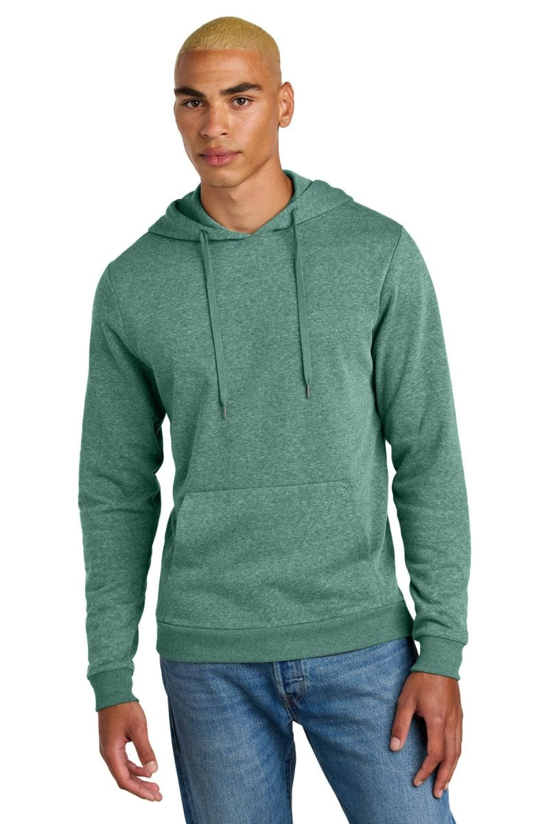 District ® Perfect Tri ® Fleece Pullover Hoodie DT1300 - District DT1300 Heathered Eucalyptus Blue XS Sweatshirts/Fleece