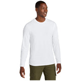 District® Perfect Weight® CVC Long Sleeve Tee - DT185 Bright White XS Long Sleeve T-Shirts