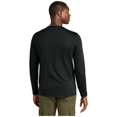 District® Perfect Weight® CVC Long Sleeve Tee - DT185 Jet Black XS Long Sleeve T-Shirts