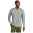 District® Perfect Weight® CVC Long Sleeve Tee - DT185 Light Heather Grey XS Long Sleeve T-Shirts