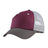 District ® Tri - Tone Mesh Back Cap DT616 - District DT616 Maroon/ Charcoal/ Grey OSFA Hats