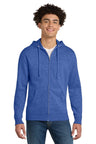District ® V.I.T. ™ Fleece Full - Zip Hoodie DT6102 - District DT6102 Royal Frost XS Zip Hoodies