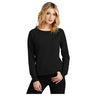District® Women’s Featherweight French Terry™ Long Sleeve Crewneck DT672 Black XS Crewneck Sweatshirts