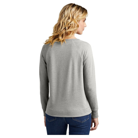 District® Women’s Featherweight French Terry™ Long Sleeve Crewneck DT672 Light Heather Grey XS Crewneck Sweatshirts