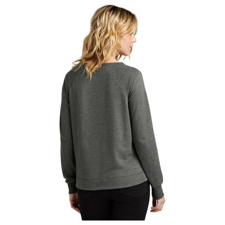 District® Women’s Featherweight French Terry™ Long Sleeve Crewneck DT672 Washed Coal XS Crewneck Sweatshirts