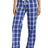 District Women's Flannel Plaid Pant. DT2800 - District DT2800 Deep Royal XS Women's Flannel Pants